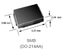 Technische Zeichnung - Vishay Semiconductors eSMP®-Gehäuse-Evolution